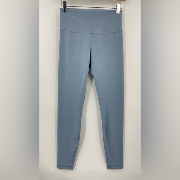 NWOT Lululemon 8 Wunder Train High-Rise 0107 Tight 28" Oasis Blue water drop - Picture 4 of 10